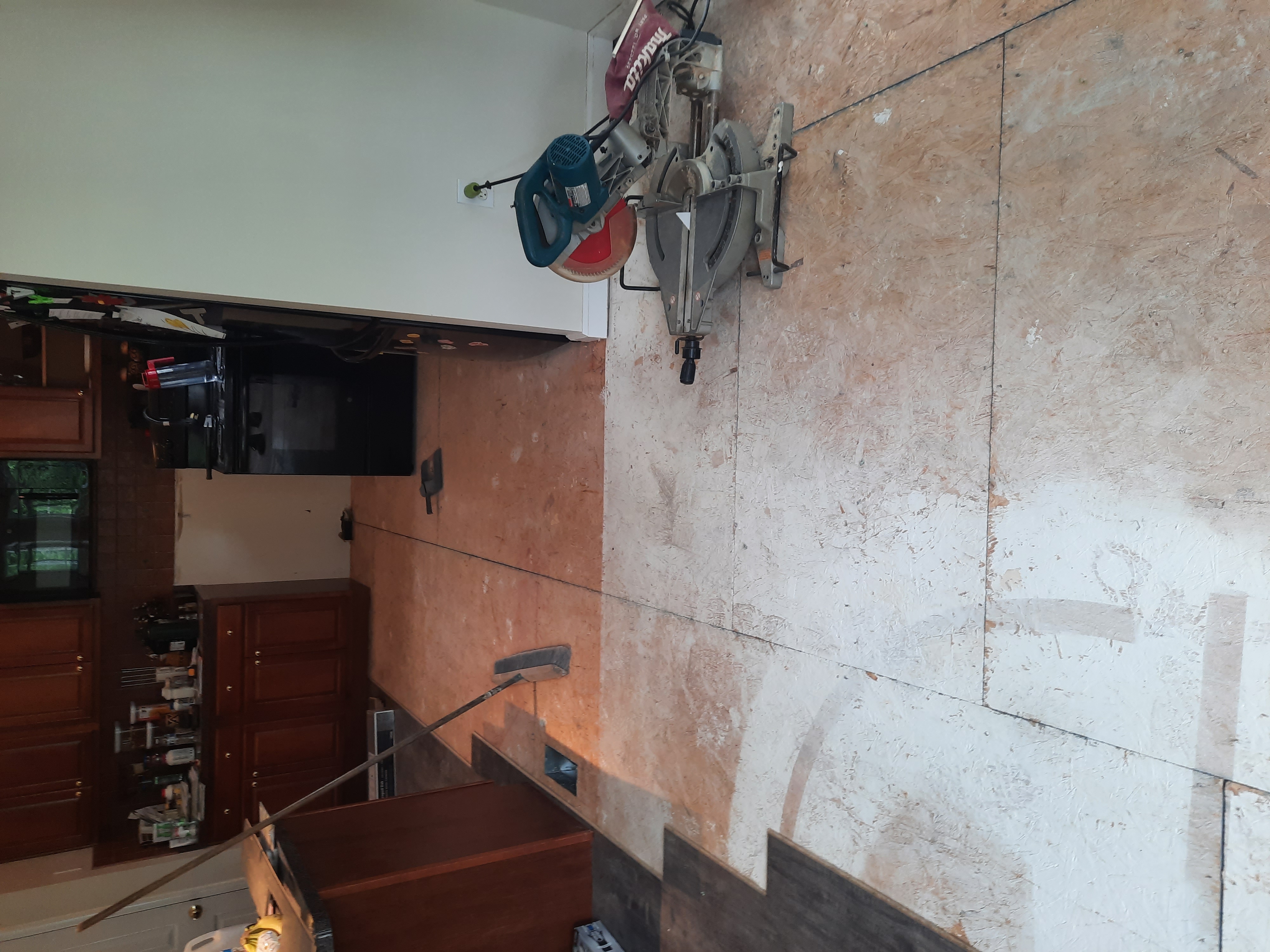 Before - mom's floor