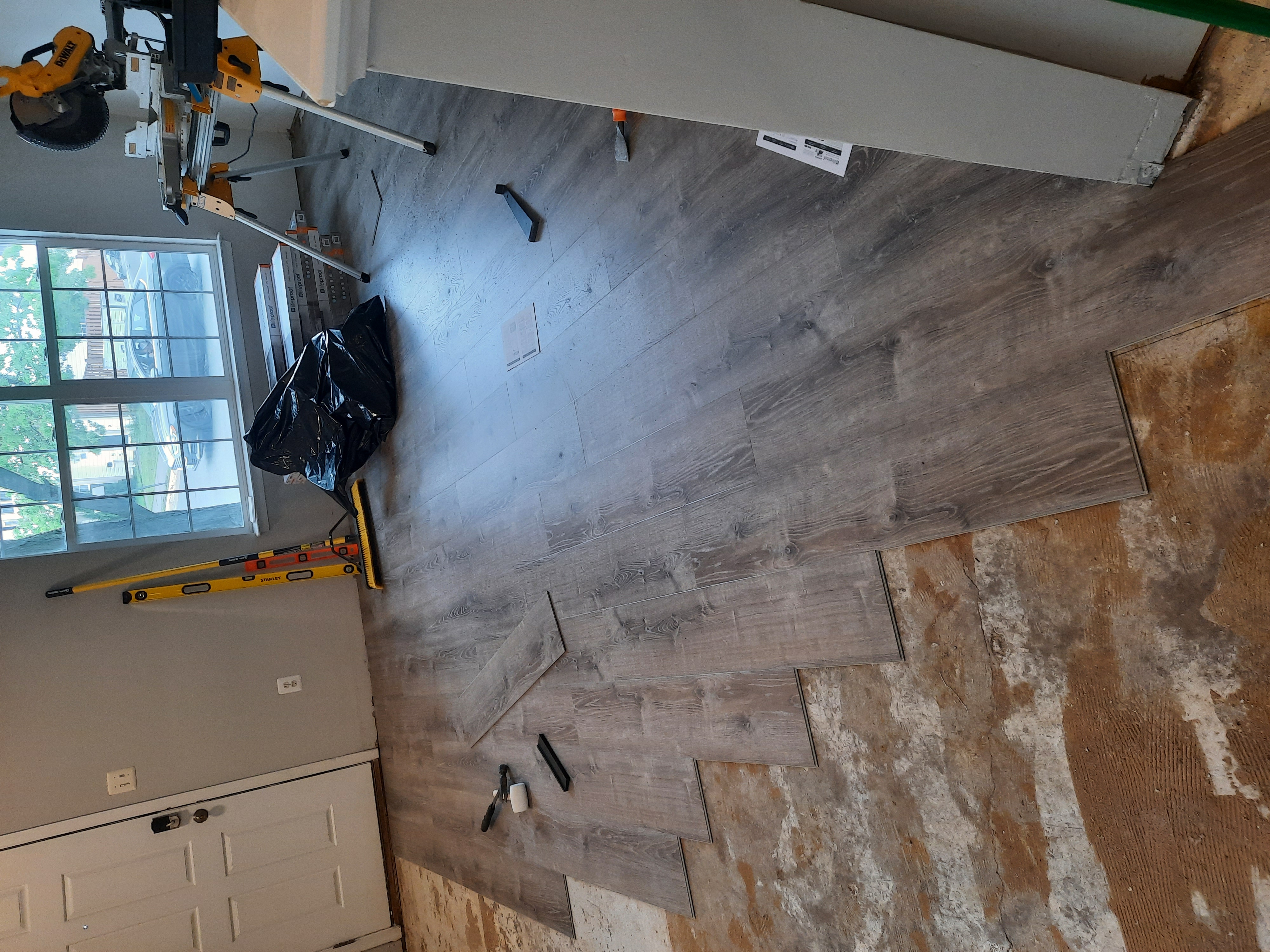 Process - townhouse flooring work