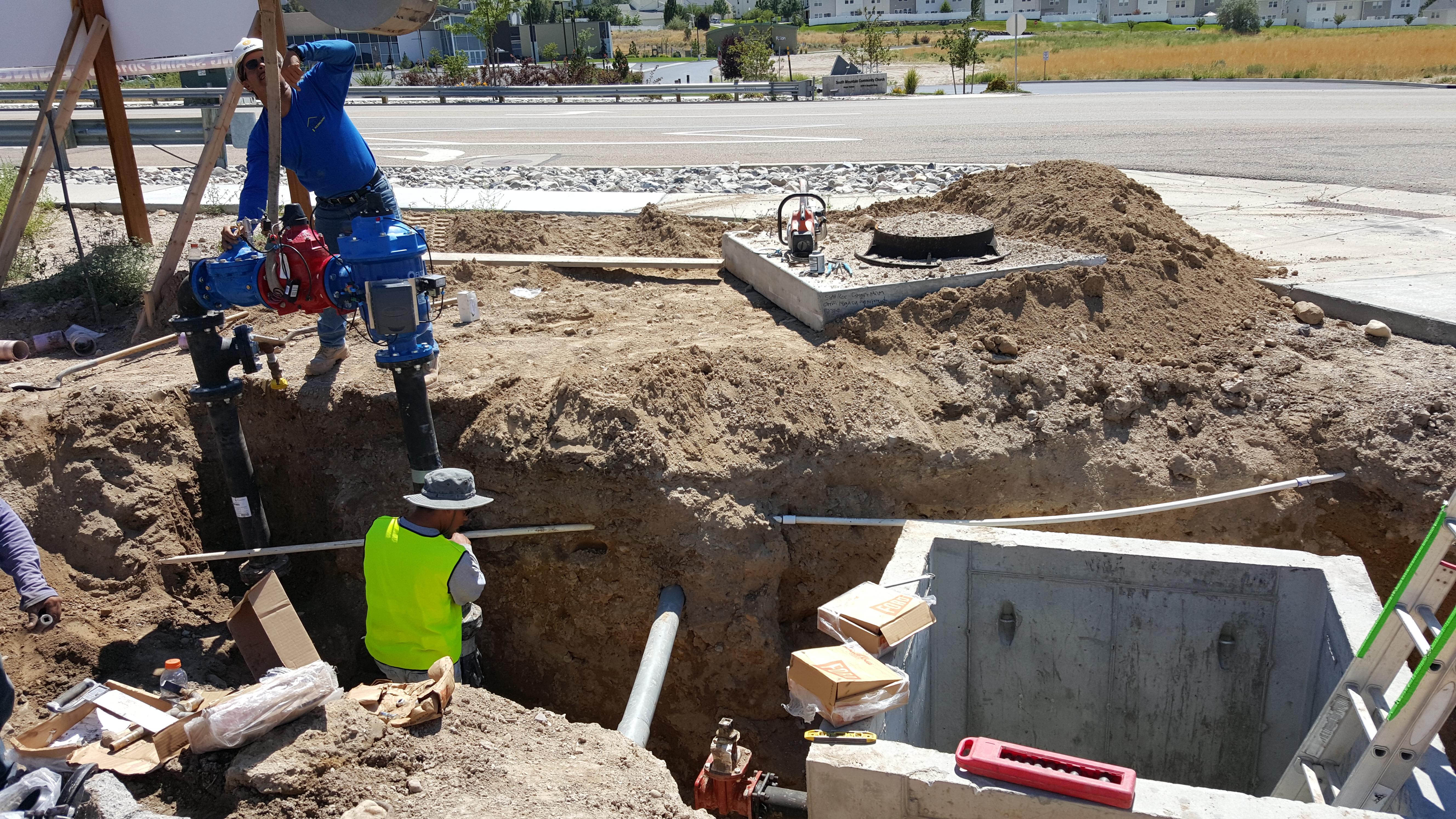 New public park construction