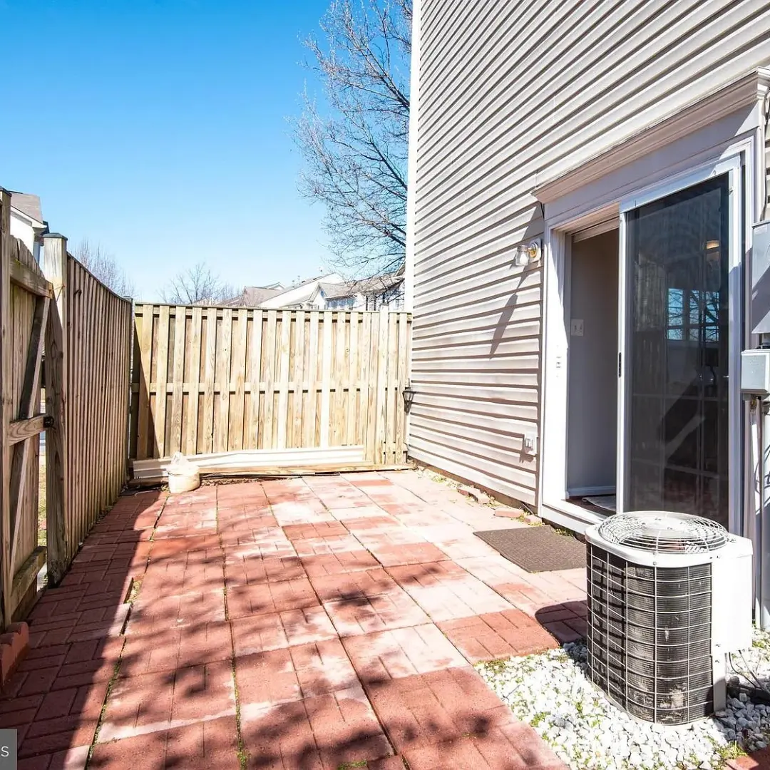 Before - townhouse patio