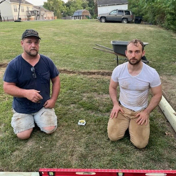 Build team - mom's shed