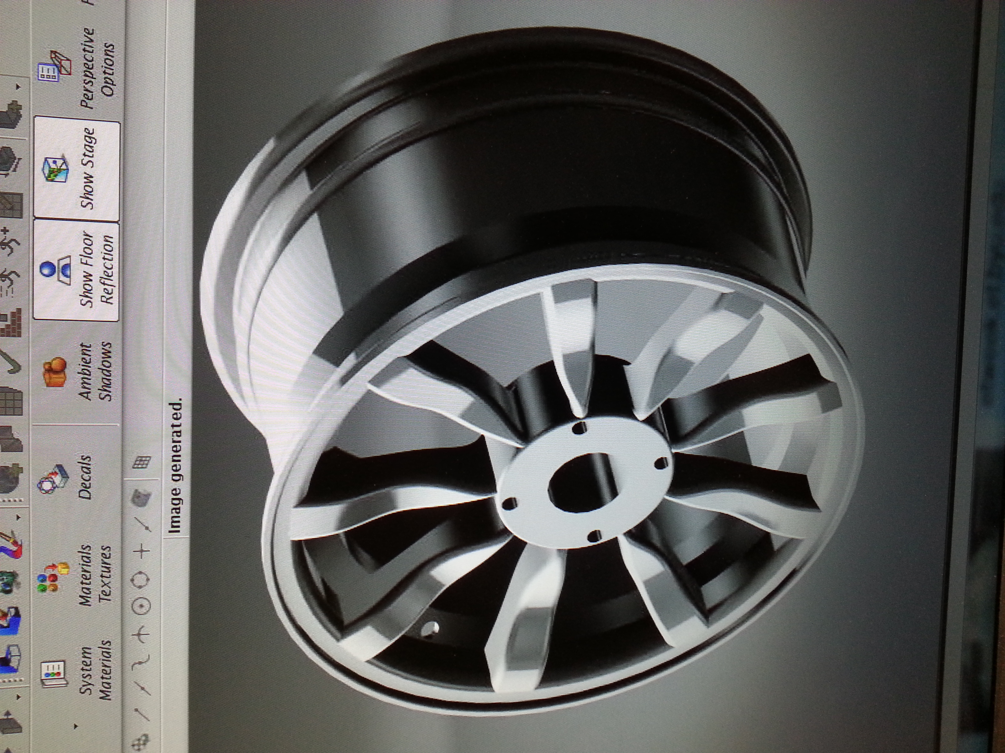 Wheel rim model