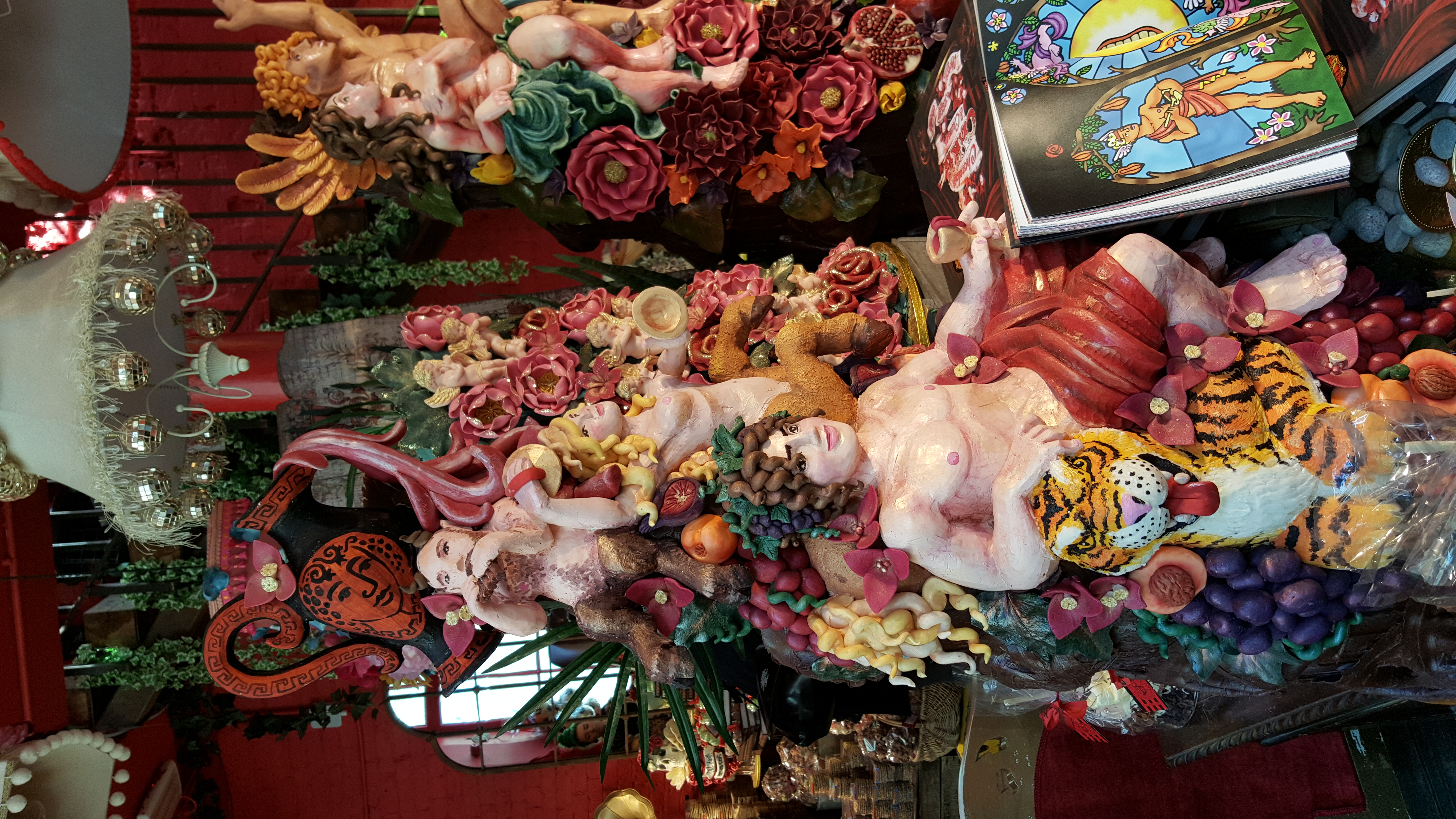 Elaborate chocolate creations at Choccywoccydoodah in London