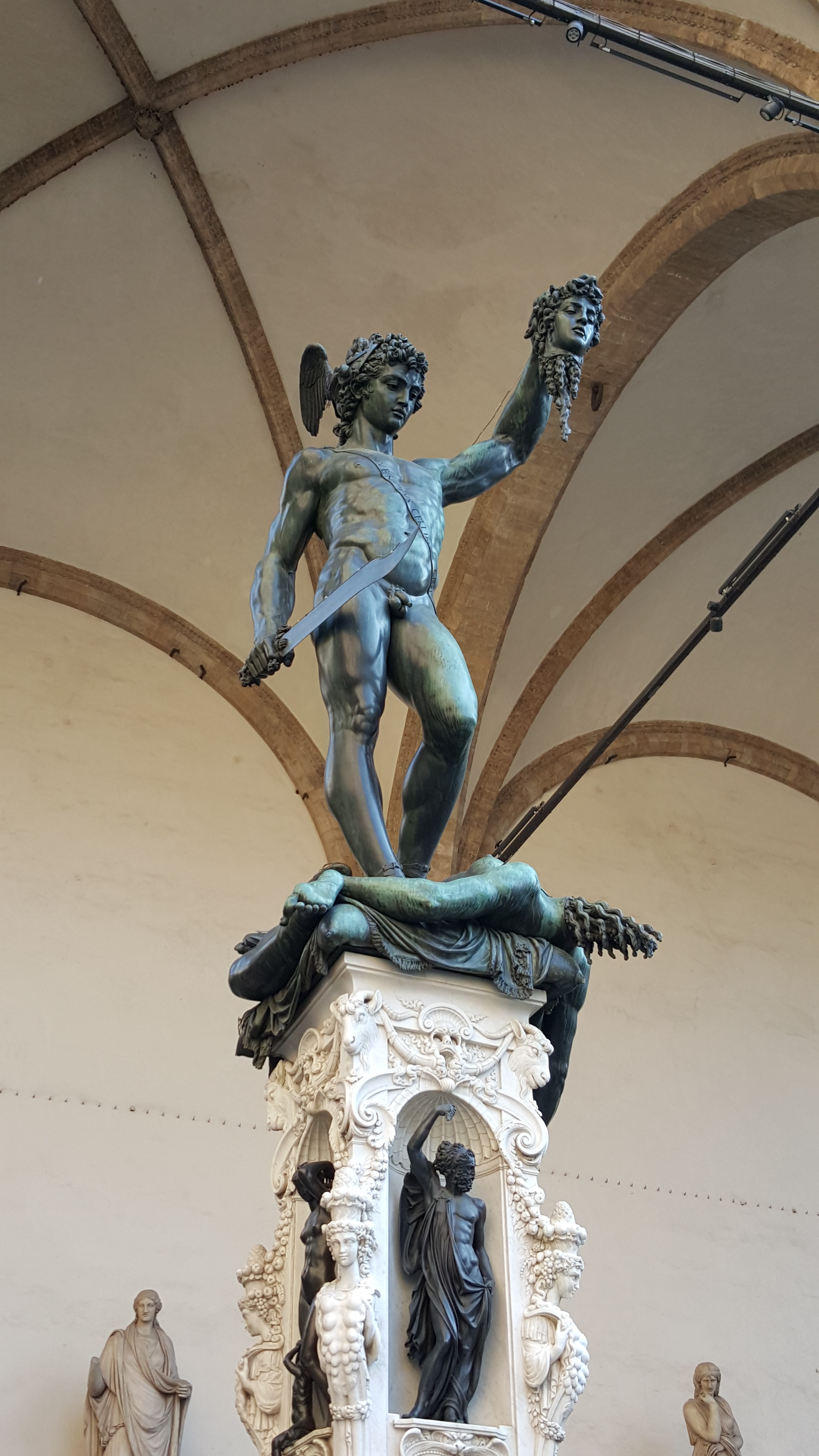 Cellini's Perseus with the Head of Medusa in Florence