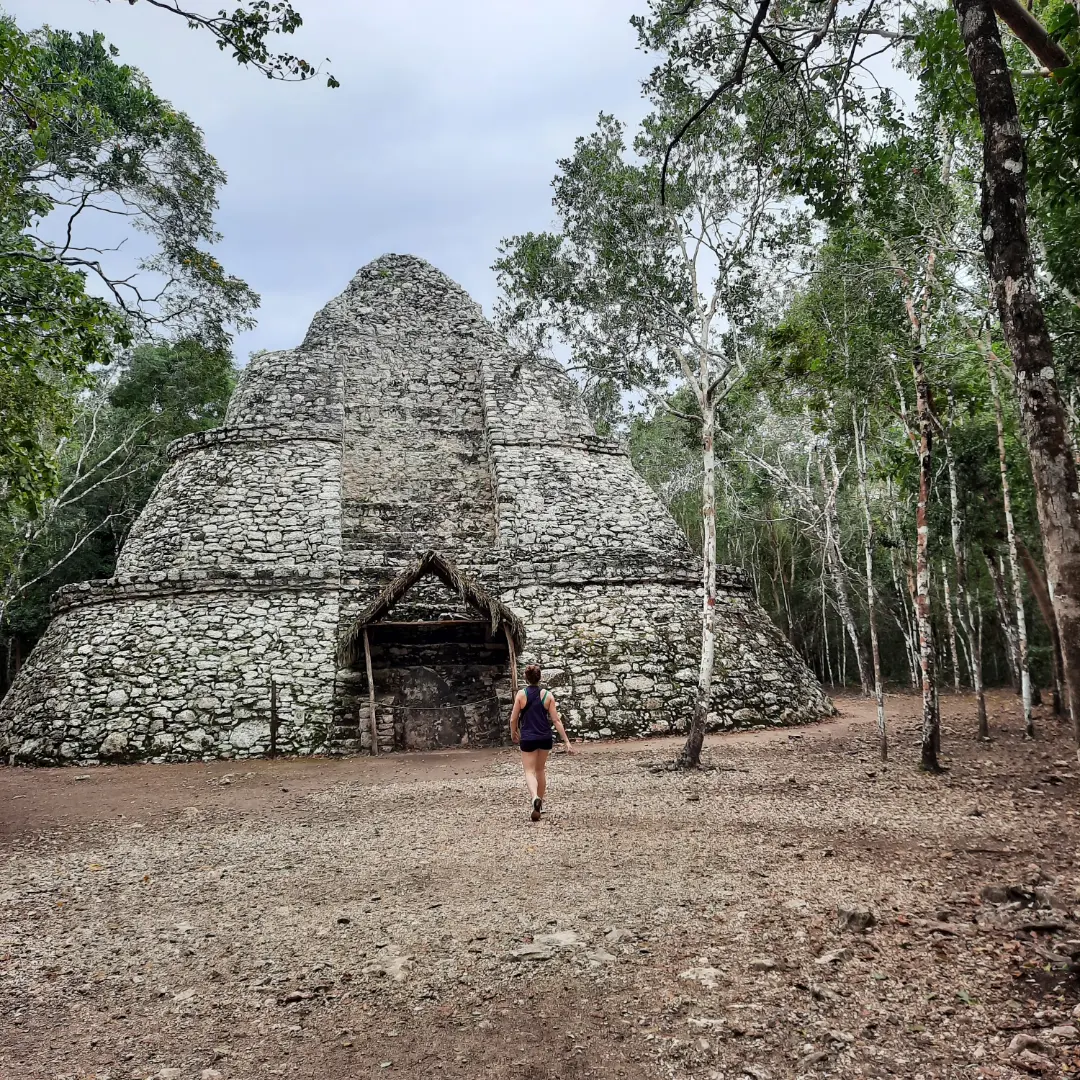 Maya stone ruins in the Yucatán Peninsula