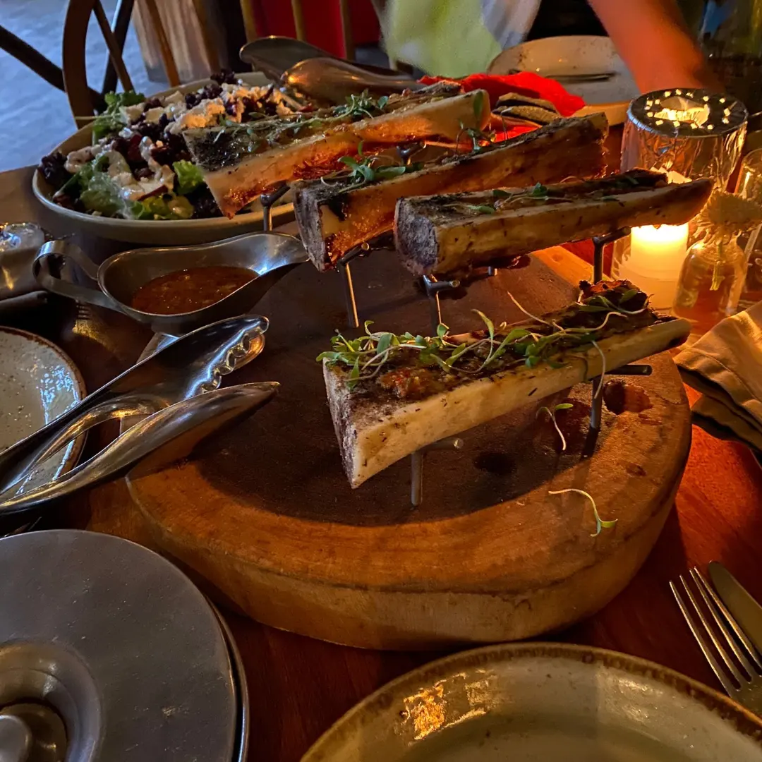 Dinner and nightlife atmosphere at RosaNegra Tulum